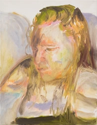 zeitgenössische Malerei, Tempera und Öl auf Leinwand, von Sabine Schmidtpeter, Düsseldorf